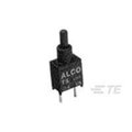 Te Connectivity Pushbutton Switch, Spdt, Momentary, 0.02A, 20Vdc, Solder Terminal, Through Hole-Straight 1-1571990-5